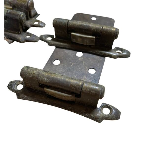 Vintage Quick Snap 2.8 Inch Cabinet Door Hinges Set of 20 Good Used Condition - Picture 5 of 5